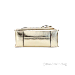 Michael Kors Mercer XS Pale Gold North South Crossbody Bag